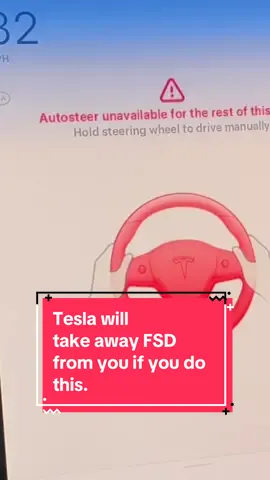 If you use your phone while driving, Tesla will disable access to their $12,000 full self driving software. #tesla #teslafsd #teslafsdbeta #teslaautopilot 
