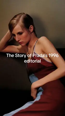 AD CAMPAIGN: PRADA FW 1996 MODEL: ESTHER DE JONG PHOTOGRAPHER: GLEN LUCHFORD #prada #editorial #vogue #OOTD 