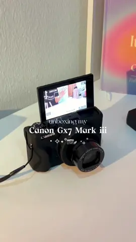 my first 2024 investment 🥹❤️ she’s worth it ✨ #canong7xmarkiii  #markiii #gx7 #canoncamera #canonmalaysia #canon 