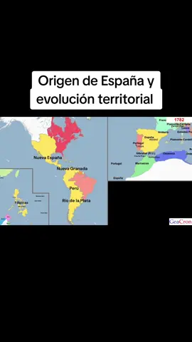 Secuencia de mapas mostrando los diferentes pueblos, civilizaciones, imperios y reinos que dieron origen a España, y cómo fue evolucionando posteriormente el Imperio Español o Monarquía Hispánica, hasta la actualidad. #timelapsespain #españa #imperioespañol #hispania #monarquiahispanica 