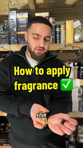 Don’t know how to apply fragrance? This is the way to do it !  #fragrance #oud #ayzatfragrances #birmingham #smellnice #dayinthelife #smellfresh #smart #luxurylife 