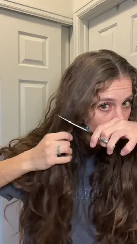 Shoutout to my tshirt in this video. Drippy  If you want to cut layers into your curly hair watch this video! #diycurlycut #diyhaircut #haircut #curlycut #unicornhaircut #layeredcurlyhair #thickhaircut #fyp #howtocutcurlyhair 