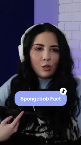 A shocking fact from Spongebob Squarepants 🧽 #jessiivee #podcast #podcastclips #nostalgia 