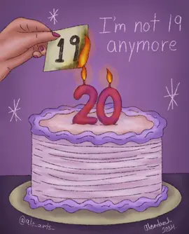 I’m not 19 anymore 🎊 Mi primera animación y dibujo del 2024✨ #cumpleaños #cumple #dibujo #art #20 #20años #imnot19anymore #felizcumpleaños #animacion 