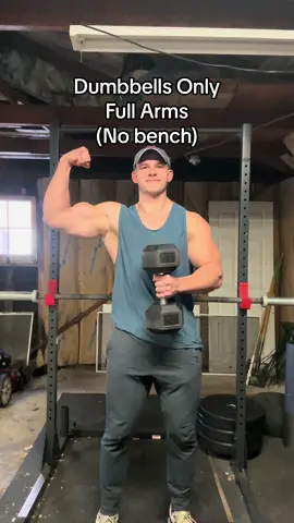 Arms workout dumbbells #gym #GymTok #workout #foryou #fyp 