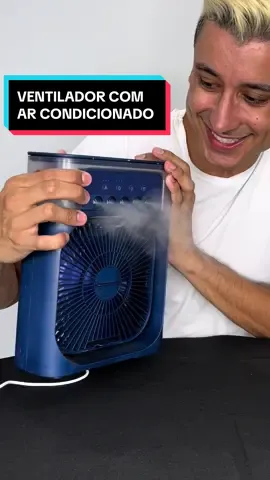 Adeus calor! Testei o ventilador de ar-condicionado portátil! 🥵😱 #achadinhos #achadinho #curiosidades #achadinhosdashopee 