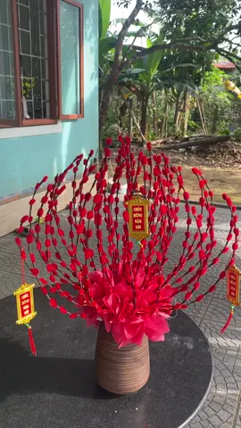 Bình nụ tầm xuân kẽm nhung để mãi không tàn🥰💕 ##kemnhung #hoakemnhung #têt2024 #hoakemnhunghandmade #xuhuongtiktok #xuhuong 