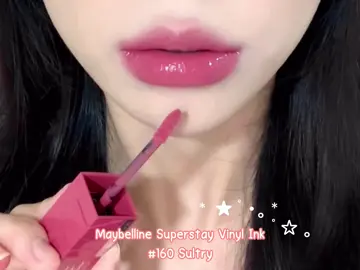 สีใหม่ สวยมากกกกกกก ✨🦋🌷🍧💗 #รีวิวบิวตี้ #รีวิวลิป #รีวิวเครื่องสําอาง #tiktokป้ายยา #fyp #fypシ #maybelline 