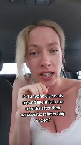 Did anyone else walk around like this in the months after their narcissistic relationship ended? #narcissisticrelationship #narcissisticrelationshiprecovery #npd #narcissism #narcaware #narctokadvice #narctok #narcissisticabuse #narcissist 