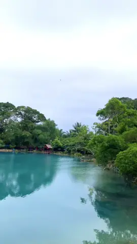 Danau biru di Deli Serdang yang sampai saat ini belum diketahui kedalamannya. 📍Danau Linting, Deli Serdang #sumut #viral 