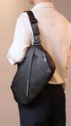 Tas Selempang Pria Premium Quality Kapasitas besar dan elegan #tasselempang #tasslempangpria #waistbagpria #fyp 