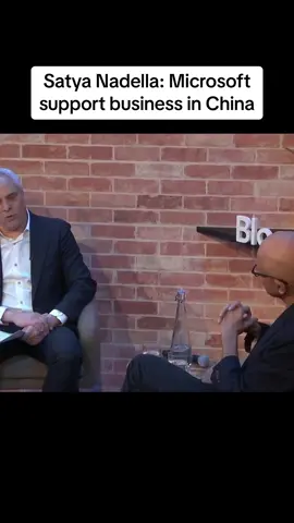 Satya Nadella: Microsoft support business in China #satyanadella #microsoft #china 