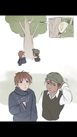 Sorry, I can't switch to photo mode :(  Naib and Eli as children  ________ #naibeli #naibsubedar #eliclarck #identityv #idv #idvfanart #identityvfanart