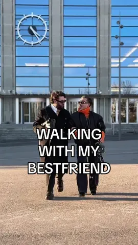 WALKING WITH MY BESTFRIEND 💖 #bestfriend #lausanne #fashion 