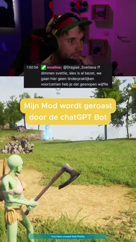 Dit gebeurt er wanneer chatGPT je Twitch Bot beheert #chatGPT #AI #streamer #palworld
