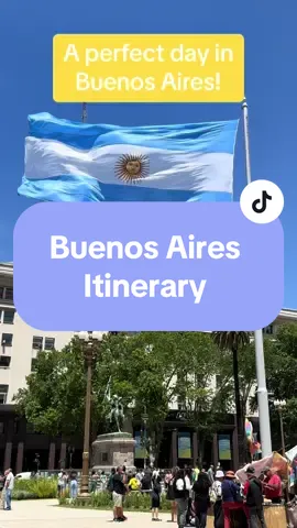If you’re traveling to Buenos Aires, Argentina soon, save this itinerary! Begin your day at the enchanting El Ateneo, a converted theater turned bookstore, where every corner whispers literary tales. Next, venture into the Recoleta Cemetery, a maze of ornate mausoleums housing the remains of influential figures, including the iconic Eva Perón. For lunch, savor the culinary delights of Puerto Madero, an upscale waterfront district offering panoramic views and a diverse gastronomic scene. Indulge in a leisurely meal with the cityscape as your backdrop. Afterwards, immerse yourself in Argentina's political legacy by visiting La Casa Rosada and Plaza de Mayo. These iconic landmarks have witnessed pivotal moments in the nation's history, providing a glimpse into its rich past. As the sun sets, head to the lively neighborhood of La Boca, where El Caminito beckons with its colorful facades and vibrant street art. Dive into the local atmosphere, exploring the winding streets filled with art and culture. Wrap up your evening with a delectable dinner and a mesmerizing tango performance, capturing the essence of Buenos Aires' passion and rhythm.   #BuenosAiresExploration #buenosairesargentina #argentinatravel #casarosada #recoletabuenosaires #laboca #elcaminito #puertomadero #2024traveldestinations 