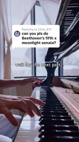 ⚠️⚠️⚠️  WAIT FOR THE CRAZY PART ⚠️⚠️⚠️      #beethoven #piano #music #symphony #classicalmusic #arrangement #mashup #germany #ludwig #sonata #moonlight #monday #mondaymotivation 