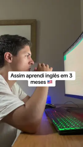 Como aprendi inglês em 3 meses! #ingles #inglesfacil #inglesrapido 