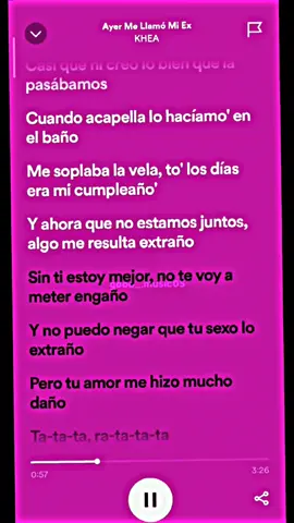 Ayer me llamó mi ex - Khea #ayermellamomiex #khea #speedsongs #spotify #letra #fyp 