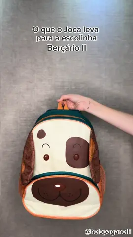 O Joca está no berçário II #maedemenino #19meses #dicademae #mochiladebebe 