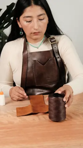 This process is not for everyone. #sew #stitch #paint #leatehrwork #leathercraft #leathertool
