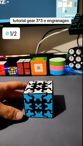 tutorial cubo gear o engranaje pt 1 #art #sigueme #cuborubik #like #rubikscube #education #professional #competencia #gamerentiktok 