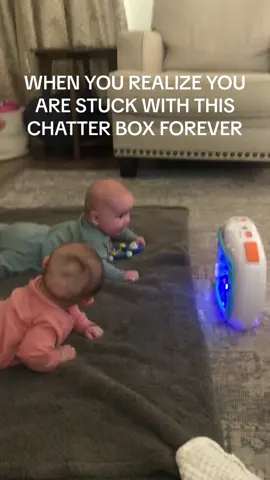 She just stares🤣 #twinsoftiktok #twinmom #MomsofTikTok #fyp #momtok #dayinmylife 