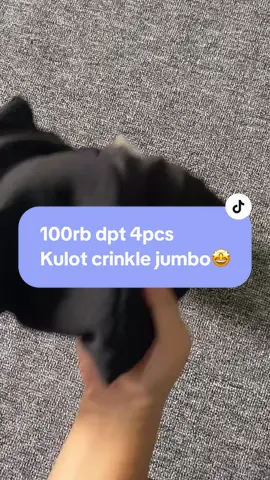 Gercep diorder jangan sampai gak kebagian hrga promonya bestie😍😍 #kulotcrinkle #kulotcrinklejumbo #fypberanda #fyp 