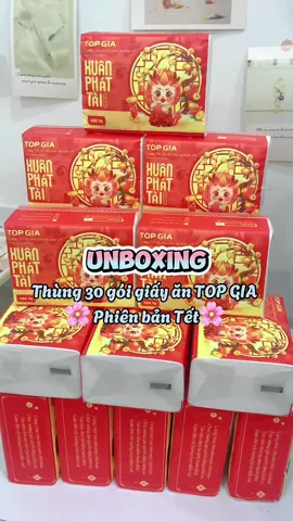 Khăn giấy TOP GIA phiên bản Tết Xuân Phát Tài #unboxing #review #khangiaytopgia #giayantopgia #giaytopgiaphienbantet #topgiahn #topgiahcm #xuhuong #viralvideo 