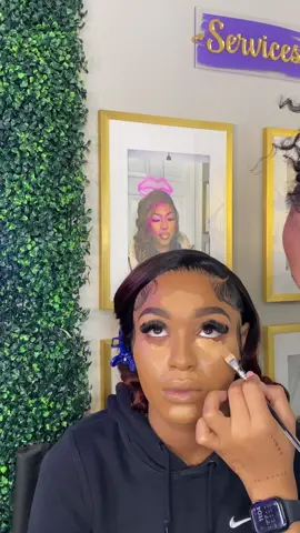 #makeuptutorial watch me work. She looking grownnnn honey🫶🏽   #okcmua #oklahomacitymua #fullglam #beforeandafter #client #oklahomacity 