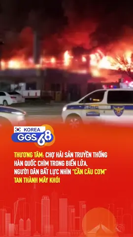 Chợ hải sản truyền thống chìm trong bển lửa #ggs68  #ggs68korea  #tiktoknews  #tintuchanquoc  #cuocsonghanquoc  #korea  #fyp  #duhocsinhhanquoc  #ThanhThoiLuotTet