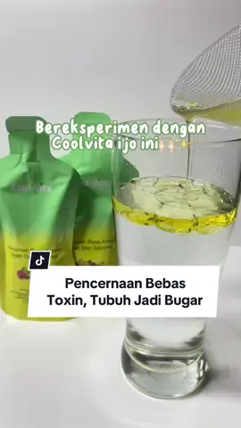 Tubuh bugar, pencernaan bebas toxin berkat tutin minum si coolvita ijo minuman ekstra buah dan sayur ini💃🥰 #coolvita #coolvitaslimkeep #coolvitaijo #bebasjerawat #pencernaansehat 