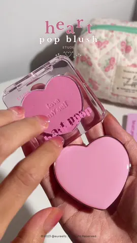 💗 pop blush!  aaa so cute 🫶🏻😩 #blush #loveblush #etudehouse #makeup #koreanbrand #koreanmakeup 