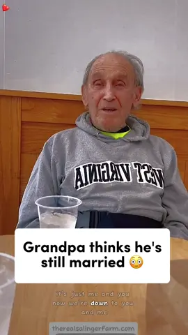 Grandpa thinks he is still married to Grandma #family #grandpa #dad #grandfather #dementia #father #caregiver #fatherandson #parents 