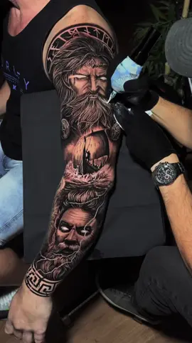 Tatuagem para você se inspirar 🥇 Tatuador : @Fabio Habibe Tattoo 🚀 #realism #fechamentodebraço #realismo #tattoo #tattoos   #tatuagemmasculina #tattoomasculina