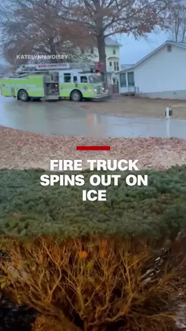 A firetruck in Arnold, Missouri, was caught on camera sliding and spinning on ice. “Upon responding in the inclement weather the Rock Community apparatus began to slide and would eventually strike the car involved in the original accident and come to a stop,” according to a statement from the Rock Community Fire Protection District. “There is no structural damage to report during this incident and both the firetruck involved and the original car involved bath sustained damage. No injuries were reported during this incident for anyone involved.” Fire Chief Kevin Wingbermuehle also encouraged people to share the video ”as it provides a pivotal opportunity to highlight the daily challenges and hazards faced by firefighters, the inherent risks in adverse weather conditions, and importance of being prepared.”