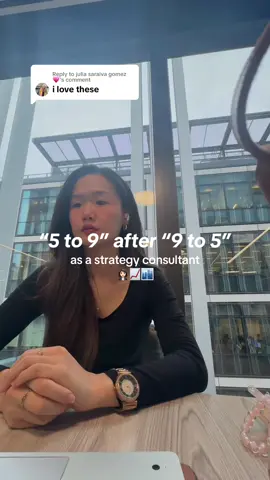 Replying to @julia saraiva gomez 💗 for once, its actually a 9 to 5 🫶👩🏻‍💻 #5to9 #5to9before9to5 #5to9afterthe9to5 #9to5 #9to5life #9tothrive #consultant #managementconsulting #strategyconsultant #consultingtok #officevlog #asmrvlog 