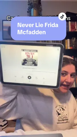 Good thing im not a detective #neverliefriedamcfadden #fridamcfadden #thrillerbooks #bookreaction #bookreview 