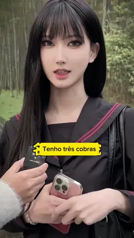 Qual chinesa você gostou mais? #entrevistaderua #streetinterview #entrevista #chinatiktok #chinastyle #cobra #chinesas #libriana 
