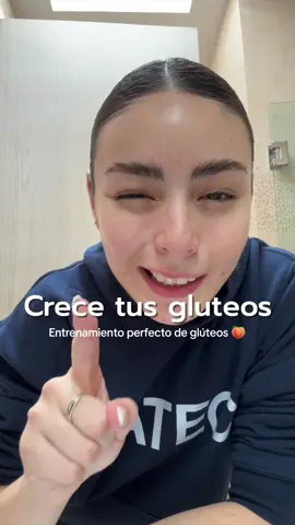 Crece tus gluteos, aprende como y la rutina necesaria para hacerlo #glutesworkout #🍑 #gluteos #entrenamiento 