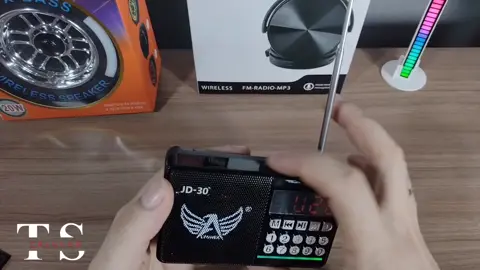 Rádio FM com bluetooth Altomex JD-30. #unbocing #review 