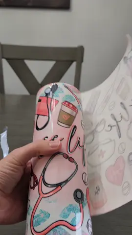 Little sublimation asmr🥰 #nursesoftiktok #nurse #tumbler #sublimation #tumblersublimation #asmr 
