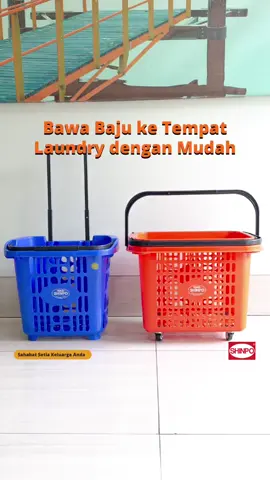 Tips & trick bawa baju laundry dengan mudah ala Shinpo! PELICAN Shopping Basket ini tidak hanya berfungsi sebagai keranjang belanja, tetapi juga bisa kamu gunakan untuk menaruh baju cucian loh!  Dilengkapi dengan handle yang bisa ditarik ataupun diangkat dan juga roda pada bagian bawah, bikin lebih mudah untuk membawa cucian dari dan ke tempat laundry langgananmu. Apapun kebutuhanmu, Shinpo In Aja!  #ShinpoPlastics #SHINPOinAja #SahabatSetiaKeluargaAnda #laundrybasket #keranjangaundry #keranjangbaju #keranjangcuci 