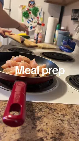 This did not take long at all & it taste so good! 😩🍽️🍗 #mealprepideas #mealprep #momlife #tryingtoeathealthier #sahm #MomsofTikTok 