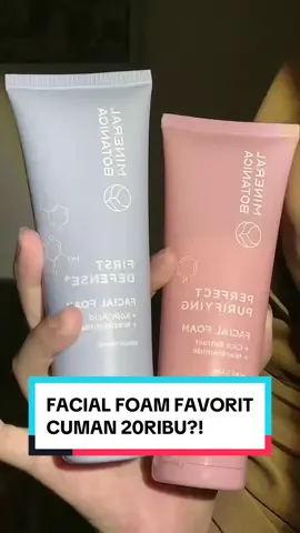 FACIAL FOAM FAVORITE KITA SEMUA 💖💙 Buat yang masih ragu sama product ini cobain yukk, siapa tau jadi favorite kalian semua😚 Simak videonya @Ig:onedindaaa˗ˏˋ꒰🎧🍒꒱ sampai habis yuk biar kalian bisa tahu  biru/pink yang cocok untuk kalian🫶🏻 #MineralBotanica #UnleashYourNaturalBeauty #FacialFoam #SiPalingGentleDanFoamy #DrySkin #AcneProneSkin #Brightening 