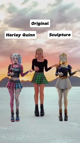 Can’t choose.. Who’s better?💥 #ai #videoedits #harleyquinn #sculpture #zoomerang 