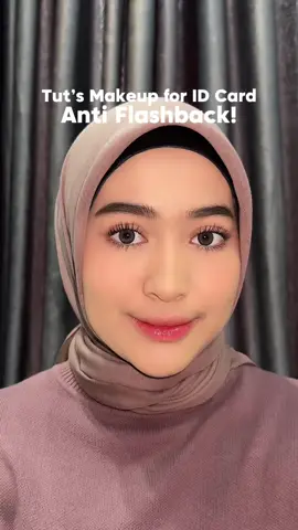 Referensi untuk makeup id card anti flashback dan foundinya juga bagus pol!⭐️ #tutorialmakeup #makeupfotoktp #makeuptutorial 