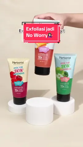 Biar bodycare kamu bekerja maksimal, jangan lupa rutin exfoliasi ya bestie!✨ #herborist #exfoliatinggelscrub #angkatselkulitmati 