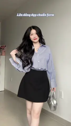 Trả lời @Ngọcc Ánhh ( Mắtt Biếc 🥰 ) Áo sơ mi mà mấy bà hỏi nè 😚 màu basic dễ phối đồ #gilleeofficial #gillee #aosominu #thanhthoiluottet #outfit 