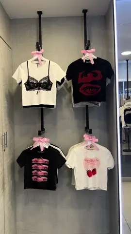 Buscando los baby tees coquettes??🎀🩰 #babytees #coquette #gamarra 